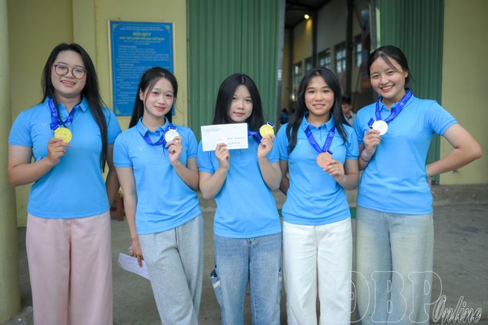 Vận động viên đoàn Sở Giáo dục và Đào tạo đạt nhiều thành tích ở các môn thi đấu.