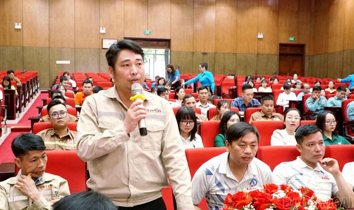 Hội nghị ghi nhận 25 ý kiến của đoàn viên, công nhân lao động.