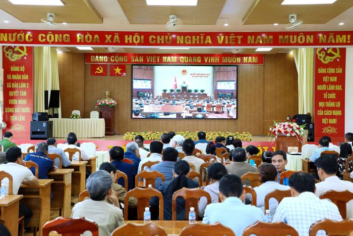 Hội nghị theo dõi video trình chiếu kết quả Kỳ họp thứ nhất, Quốc hội khóa XVI và hoạt động của Đoàn ĐBQH tỉnh Lâm Đồng