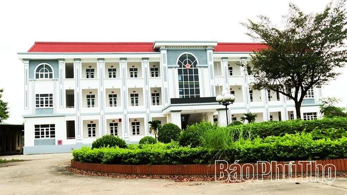 Trụ sở UBND xã Đồng Cương (cũ) hiện chưa được sử dụng sau sáp nhập.