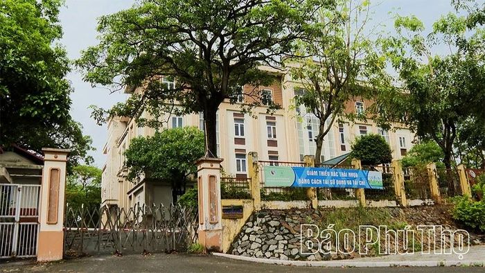 Trụ sở Sở Tài nguyên và Môi trường tỉnh Vĩnh Phúc (cũ) chưa được khai thác sau sáp nhập.