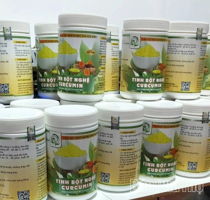 Từ việc đẩy mạnh ứng dụng KH&amp;CN, sản phẩm tinh bột nghệ của Công ty TNHH Nhưng Vần đã có mặt và được giới thiệu tại nhiều thị trường quốc tế.