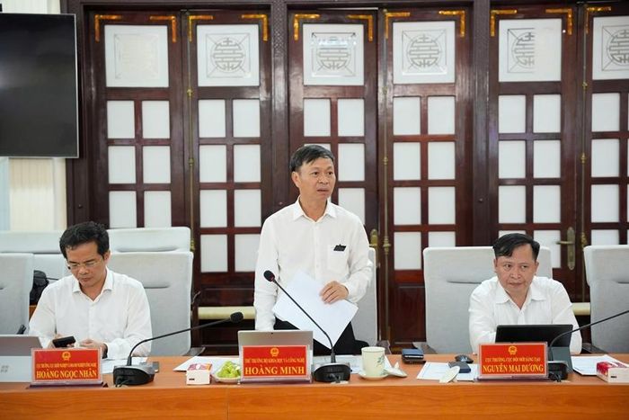 Thứ trưởng Bộ KH&CN Hoàng Minh phát biểu tại buổi làm việc