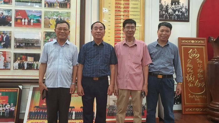 Từ trái qua: Đinh Ngọc Lâm, Trần Quốc Tỏ, Sương Nguyệt Minh và Đặng Vương Hưng.