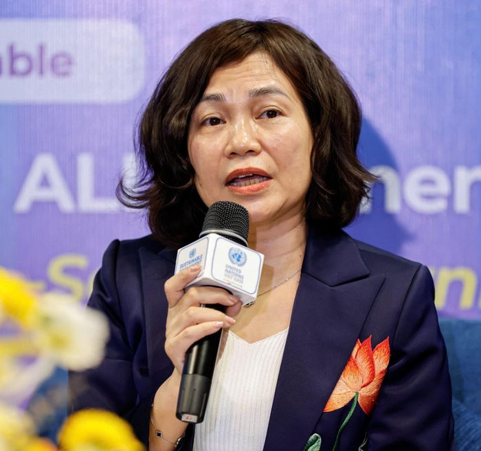 Bà Phan Thị Lan Hương, Trưởng phòng Hợp tác quốc tế, Đại học Luật Hà Nội. Ảnh: Kiều Thoan Thu