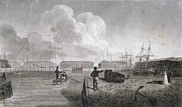 Khu cảng Wapping, phía Đông London.