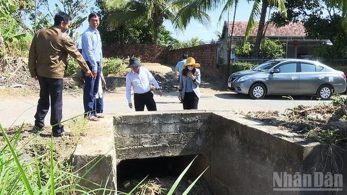 Kiểm tra, xử lý kịp thời các hạng mục công trình có dấu hiệu hư hại, xuống cấp.