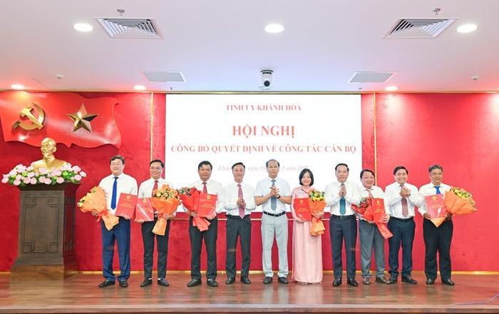 Khánh Hòa điều động, bổ nhiệm nhiều vị trí chủ chốt