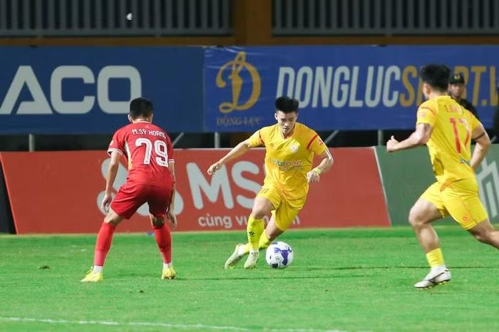 Tại vòng 22 V-League 2025/2026 diễn ra ngày 10/5, PVF-CAND sẽ làm khách trước Hoàng Anh Gia Lai. Ảnh: PVF.