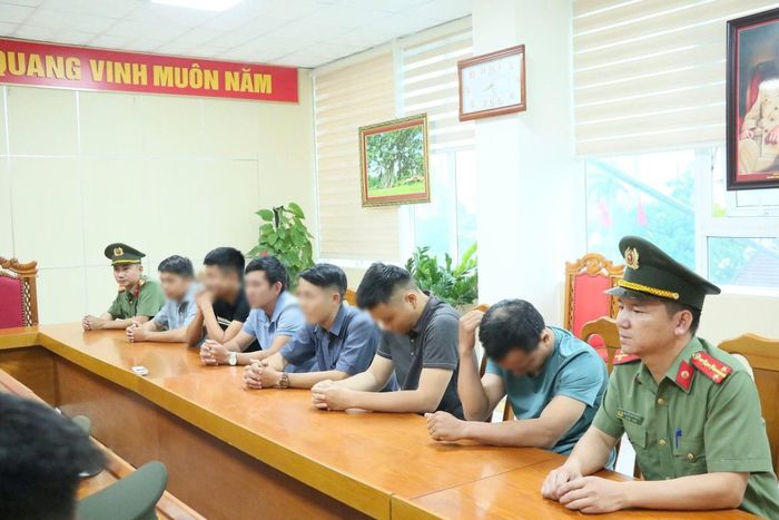 Các bị can trong vụ án.