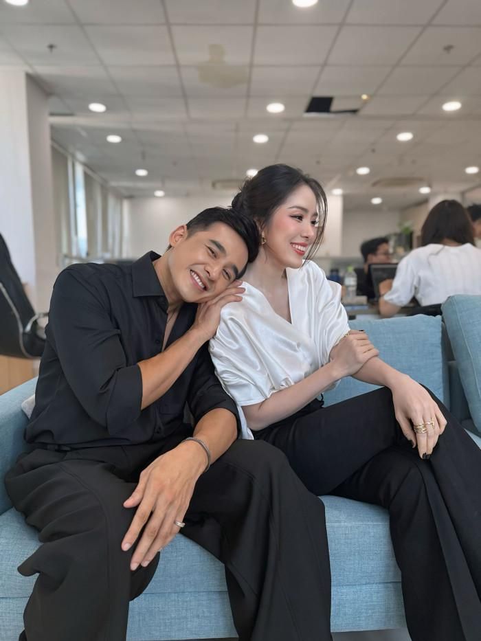 Lê Phương và Lương Thế Thành có mối quan hệ đồng nghiệp thân thiết ngoài đời.