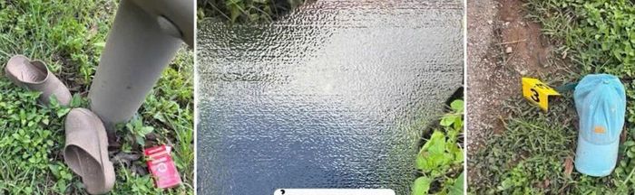 Vật chứng để lại của người xấu số.