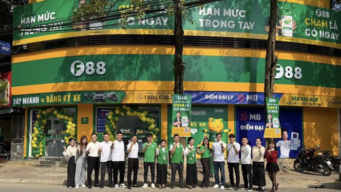 F88 là chuỗi cửa hàng tài chính bình dân có hơn 950 cửa hàng trên toàn quốc. Ảnh: F88