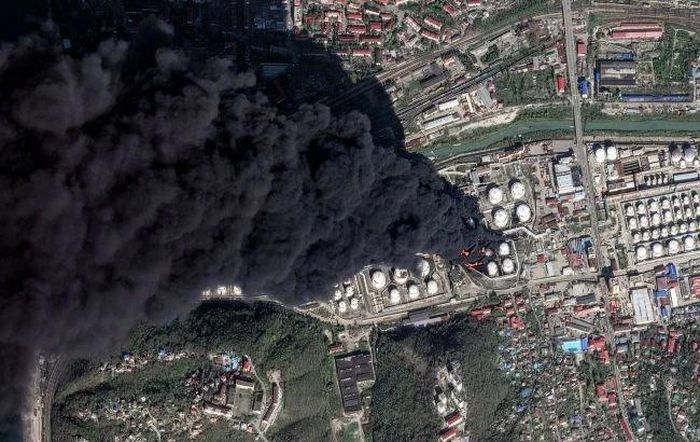 Ngày 7/5/2026, máy bay không người lái của Ukraine tấn công nhà máy lọc dầu ở Perm của Nga lần thứ hai trong vòng hai ngày. Ảnh minh họa: Getty Images.