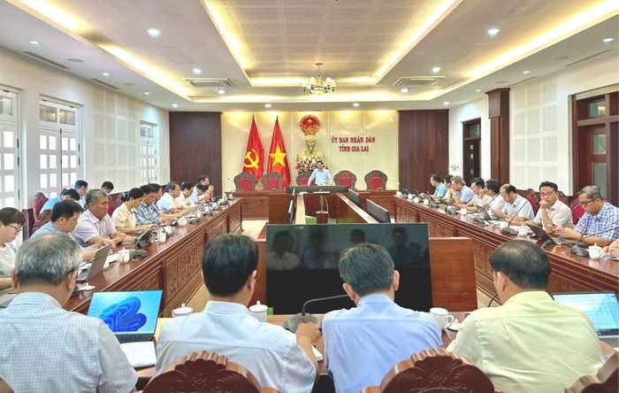 Quang cảnh buổi làm việc. Ảnh: Hà Duy
