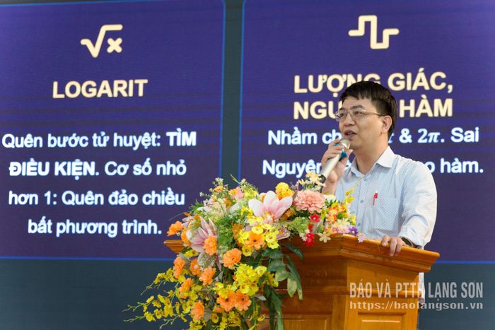 Đại diện tổ chuyên môn Toán chia sẻ những lỗi sai phổ biến khiến học sinh mất điểm trong môn Toán