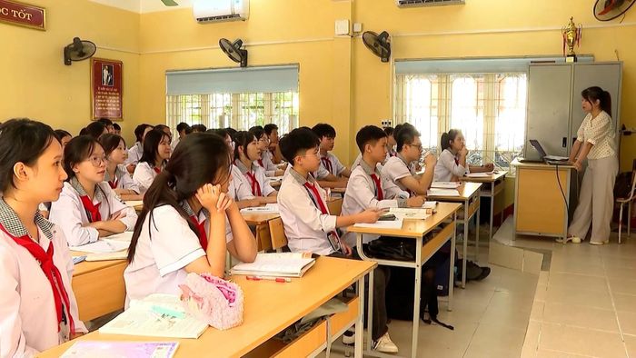 Cô giáo Nguyễn Thị Ngọc Mai luôn mang đến sự hào hứng cho học sinh trong mỗi tiết dạy.