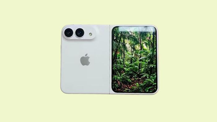 Một mẫu concept iPhone Ultra gập được đồn đoán - thiết kế mới lạ được mong chờ nhất năm 2026. (Nguồn: Majin/X)