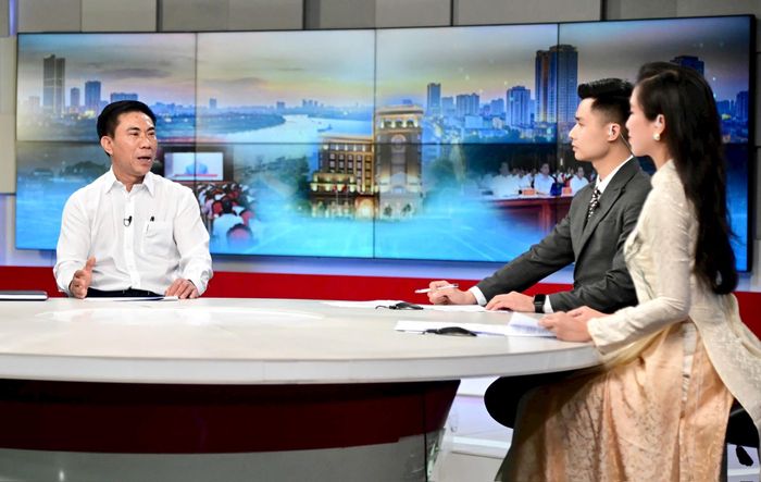 TS Đoàn Văn Báu trao đổi tại Chương trình. Ảnh: Viết Thành