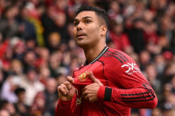  Casemiro luôn để Manchester United ở trong tim. ẢNH: AFP 