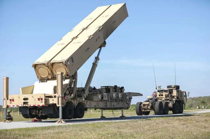  Bệ phóng tên lửa siêu vượt âm Dark Eagle của Mỹ. Ảnh: US ARMY 