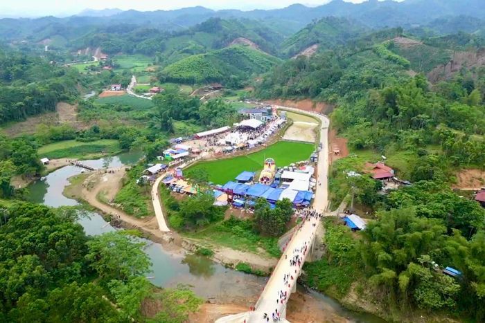 Toàn cảnh lễ hội từ trên cao