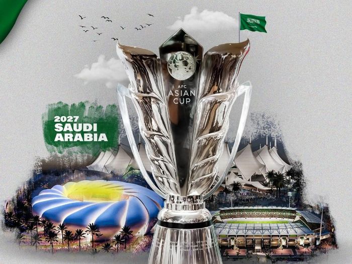 VCK Asian Cup 2027 tổ chức tại Saudi Arabia từ 7/1 đến 5/2/2027. Ảnh: X/saudi2027