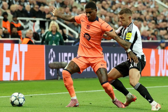 Rashford từng gây ấn tượng trong trận Newcastle. Ảnh: EPA
