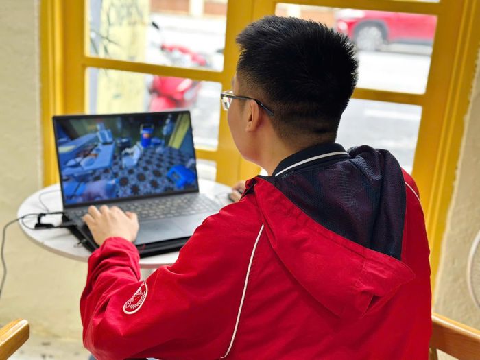 T.T.D hiện theo học tại Trường Công nghệ Thông tin và Truyền thông, Đại học Bách khoa Hà Nội. Ảnh: Thúy Nga