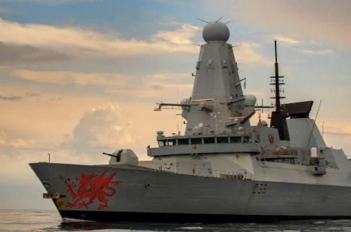 Tàu khu trục HMS Dragon của Hải quân Hoàng gia Anh. Ảnh: Hải quân Hoàng gia Anh