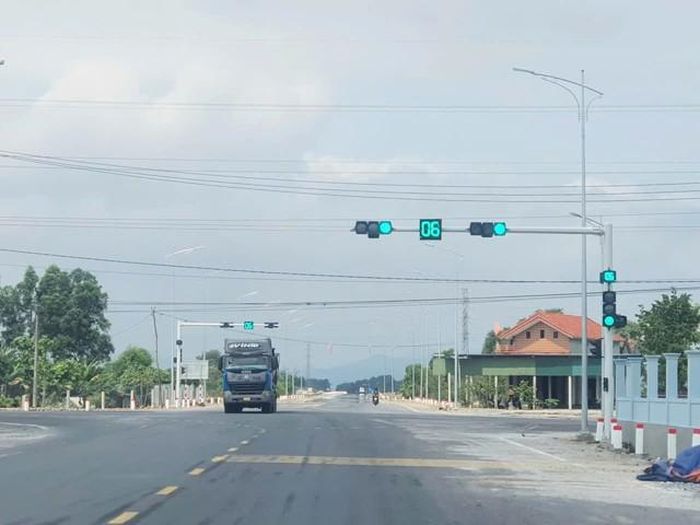 Một đoạn tuyến của dự án đã hoàn thành.