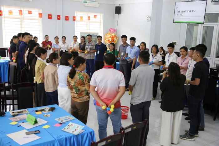 Quang cảnh buổi tập huấn.