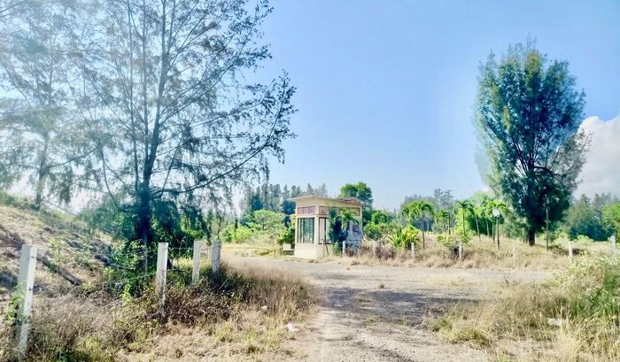 Sau gần 18 năm, dự án khu liên hiệp du lịch cao cấp New City Việt Nam vẫn còn đắp chiếu. Ảnh Hữu Toàn. 
