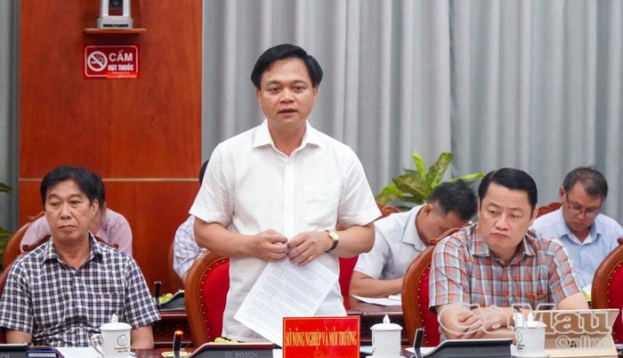 Giám đốc Sở Nông nghiệp và Môi trường Tô Hoài Phương