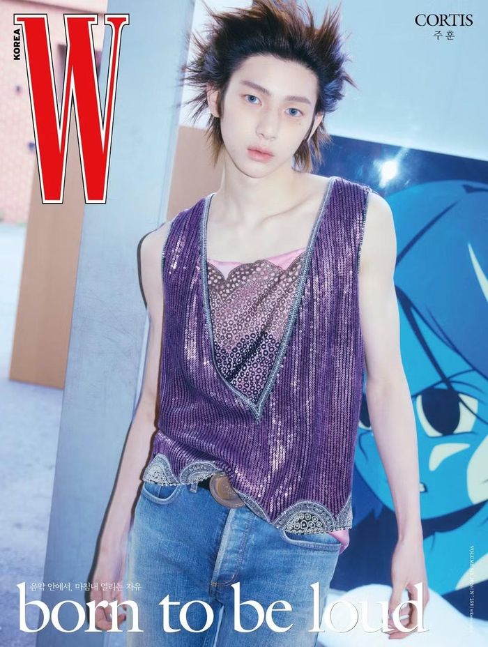 Juhoon bùng nổ với phong cách phi giới tính trên bìa W Korea.