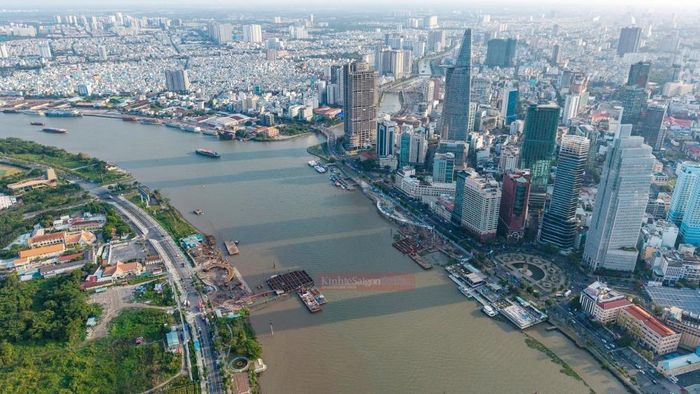 Cầu đi bộ qua sông Sài Gòn sẽ là biểu tượng hạ tầng mới của thành phố.