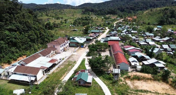 Khu vực xã Măng Bút nơi thường xảy ra động đất. Ảnh: CD.