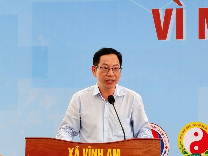 Phó Chủ tịch UBND thành phố Hải Phòng Vũ Tiến Phụng phát biểu
