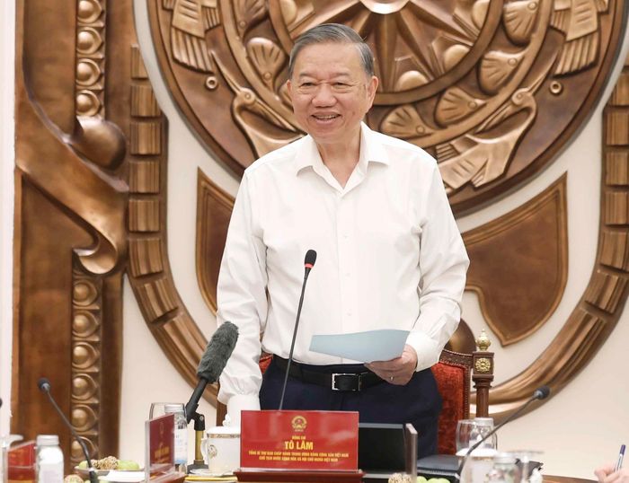 Tổng Bí thư, Chủ tịch nước Tô Lâm phát biểu chỉ đạo. Ảnh: Thống Nhất – TTXVN
