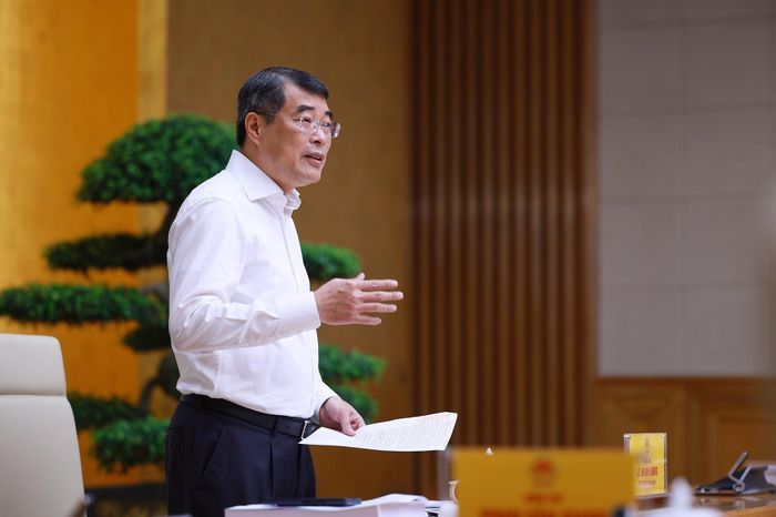 Thủ tướng Lê Minh Hưng, Trưởng Ban Chỉ đạo chủ trì Phiên họp lần thứ ba của BCĐ về phát triển khoa học, công nghệ, đổi mới sáng tạo, chuyển đổi số và Đề án 06. Ảnh: Dương Giang – TTXVN