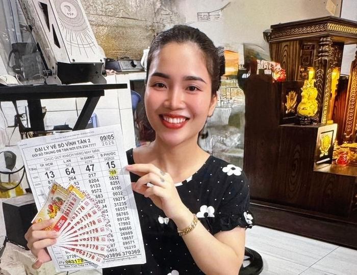 Giải độc đắc của vé số TPHCM "ở lại" TPHCM. Ảnh: ĐLVS Vĩnh Tân 2