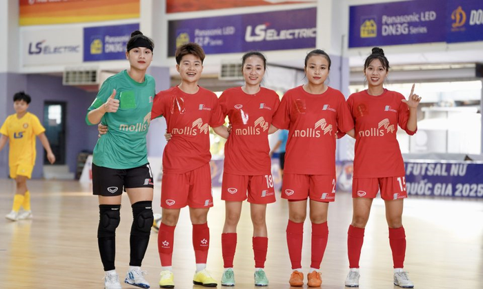  Đội tuyển futsal nữ Việt Nam đang xếp hạng thứ 11 thế giới. Ảnh: VFF