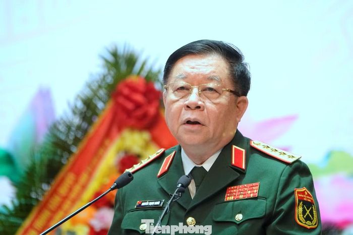 Đại tướng Nguyễn Trọng Nghĩa phát biểu tại lễ kỷ niệm.
