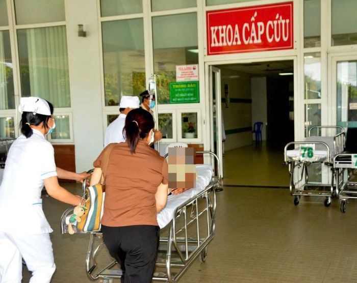 Bệnh nhân vào cấp cứu tại cơ sở. Ảnh: BVBR.