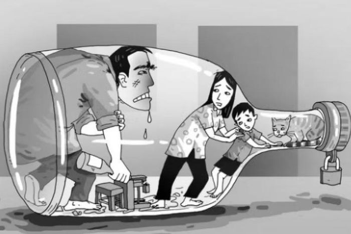 Bạo lực gia đình để lại nhiều hệ quả lâu dài cho chính các thành viên, gây ảnh hưởng tới sự phát triển kinh tế - xã hội. Nguồn: Internet