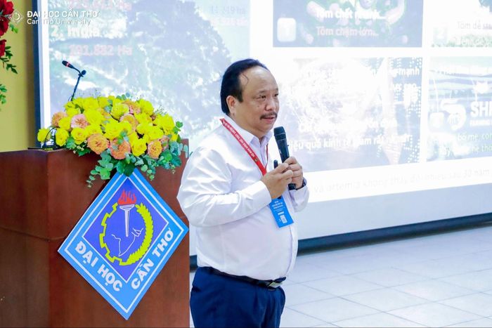 Ông Trình Trung Phi - Phó Tổng giám đốc Kỹ thuật và Tôm thương phẩm, Tập đoàn Việt - Úc. Ảnh: Đ.H