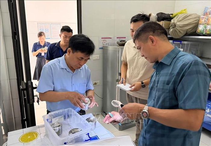 Đoàn kiểm tra liên ngành tỉnh Ninh Bình kiểm tra tại Khu công nghiệp Gia Phú.