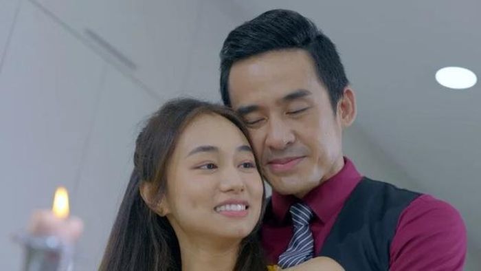 Ngân Hòa là người thứ ba, xen vào cuộc hôn nhân của Lê Phương và Lương Thế Thành trong Bóng Ma Hạnh Phúc. Ảnh: CM.H.