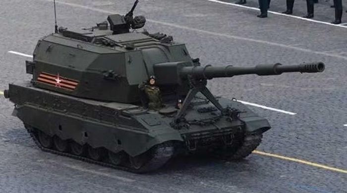 Pháo tự hành Nga 2S35 Koalitsiya-SV 152 mm. Ảnh: MW.