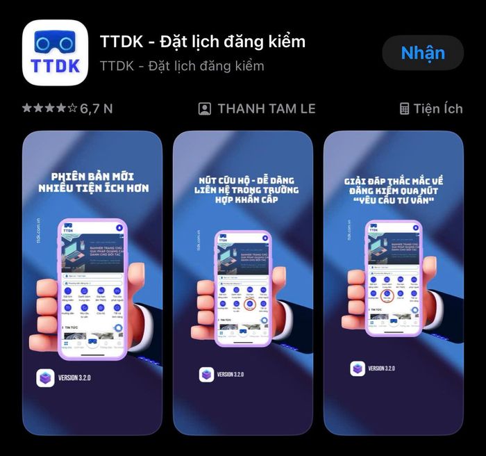 Đặt lịch đăng kiểm online.